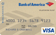 Bank of America® WorldPoints Platinum Plus® Visa® Card card image