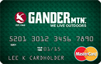 Gander Mountain MasterCard® card image